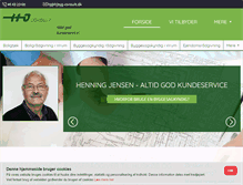 Tablet Screenshot of hjbyg-consult.dk